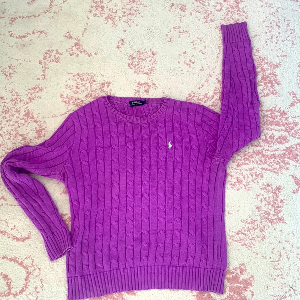 Cool purple RL Polo sweater